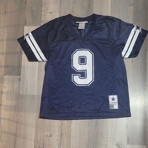 Dallas Cowboys Tony Romo #9 Jersey Kids Medium - Would fit Women Small Glitter